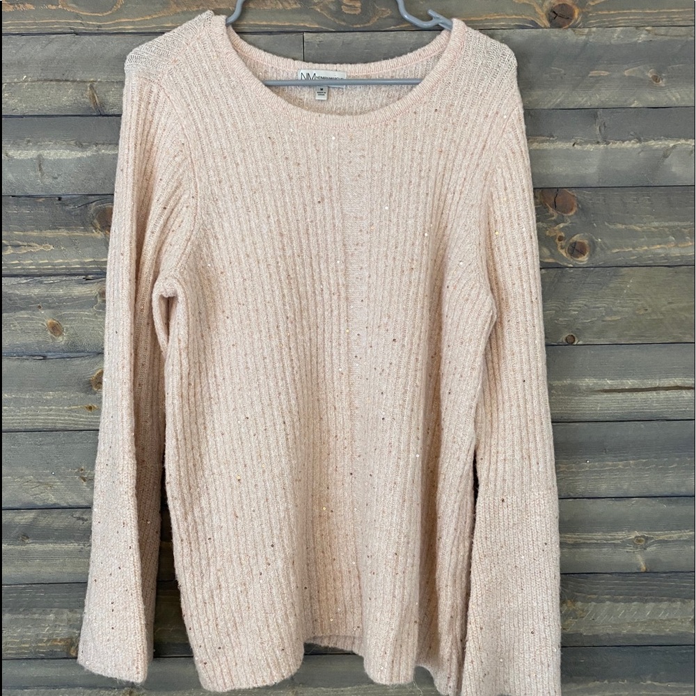 Neiman Marcus glitter sweater